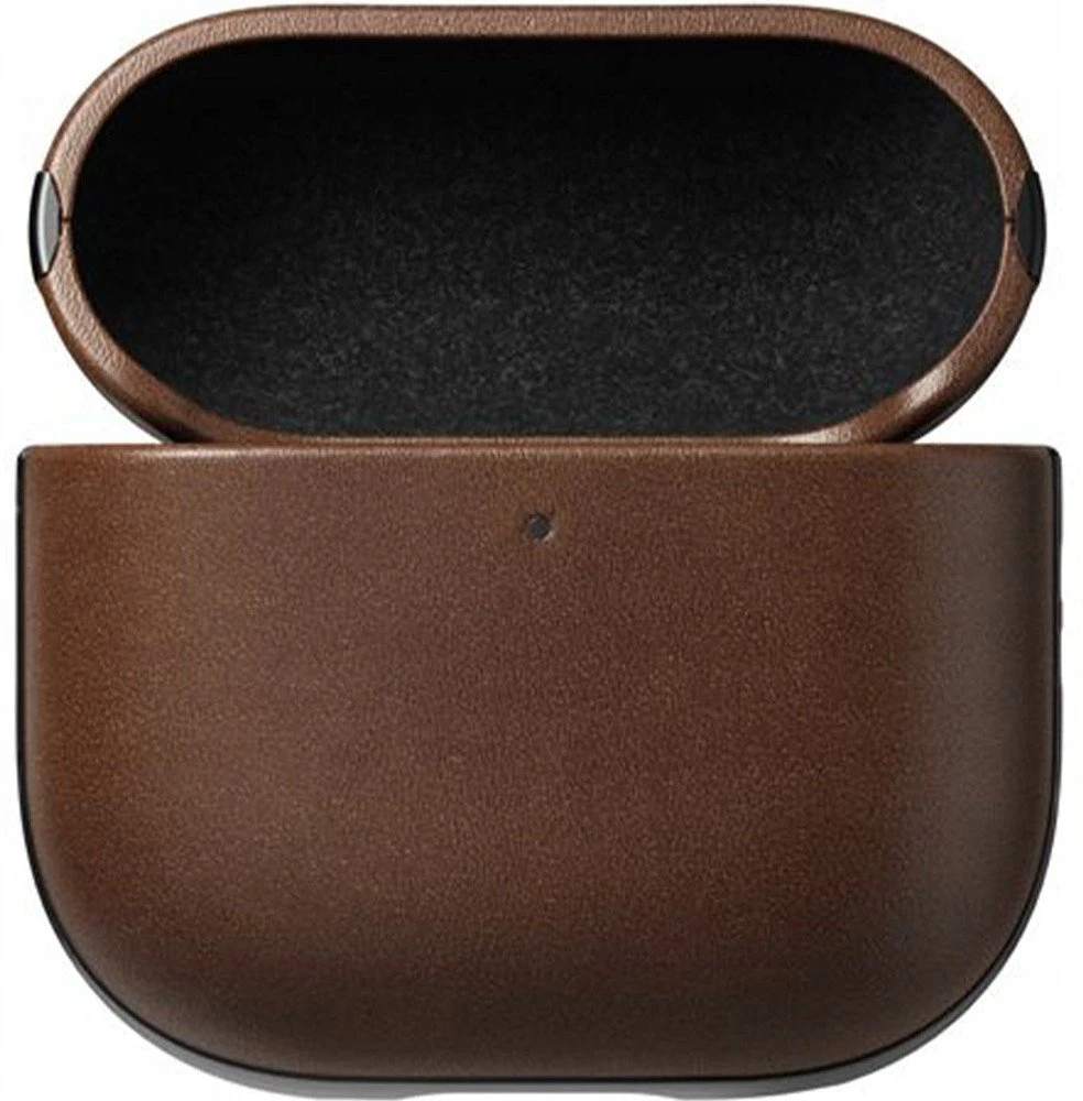 Nomad modernus odinis dėklas, rudas – „Airpods 4“