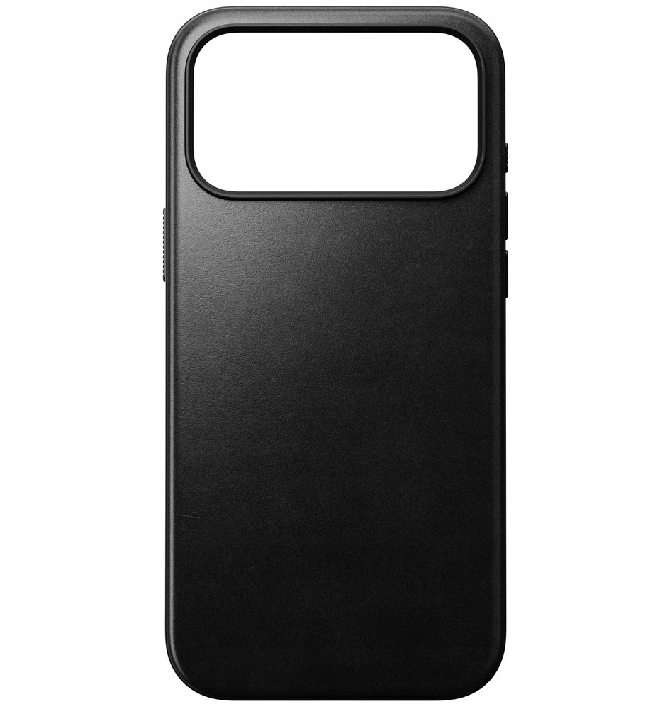 Nomad Modern Odinis dėklas - skórzane etui do iPhone 17 Pro Max kompatybilne su MagSafe, skóra Horween (juodas)