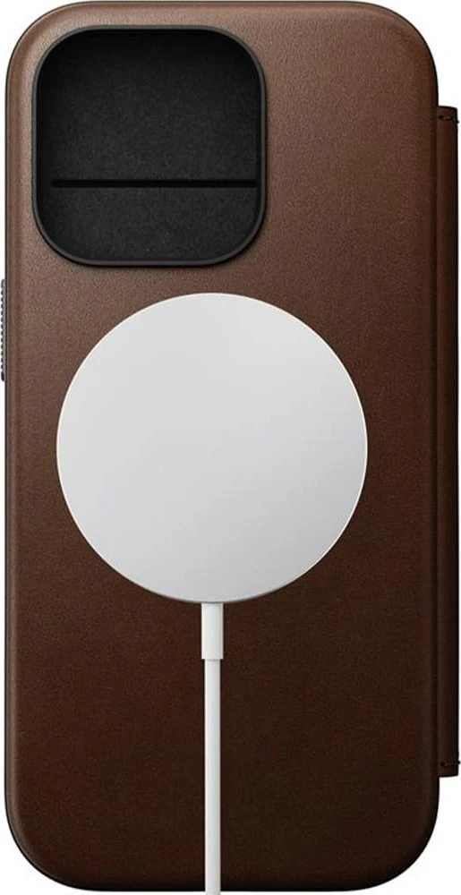 Nomad Modernus odinis dėklas, rudas – iPhone 16 Pro