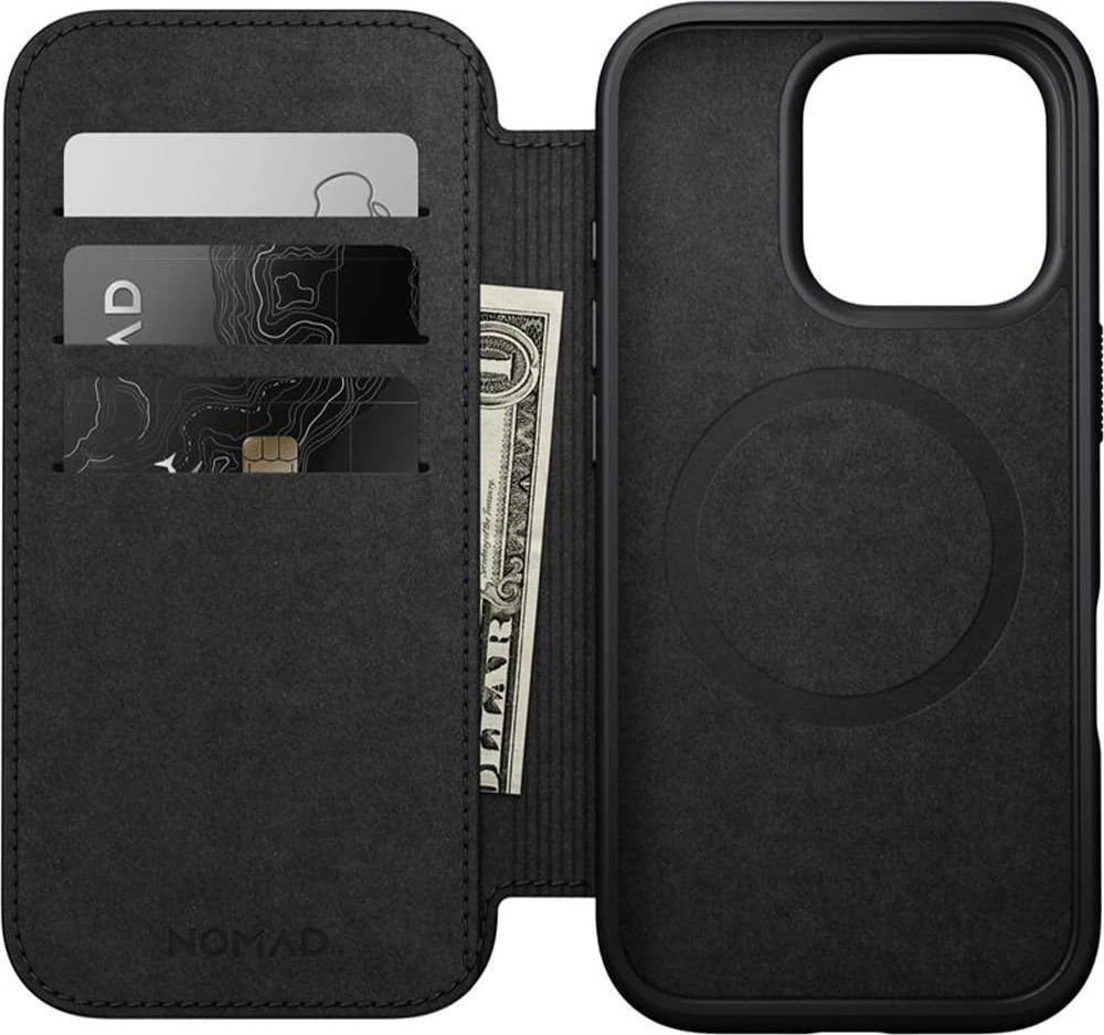 Nomad Modernus odinis dėklas, rudas – iPhone 16 Pro