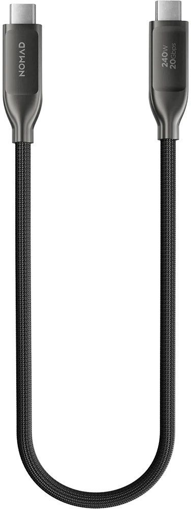 Nomad Kevlar kabelis USB4, USB-C į USB-C, 0.3m, carbide V3