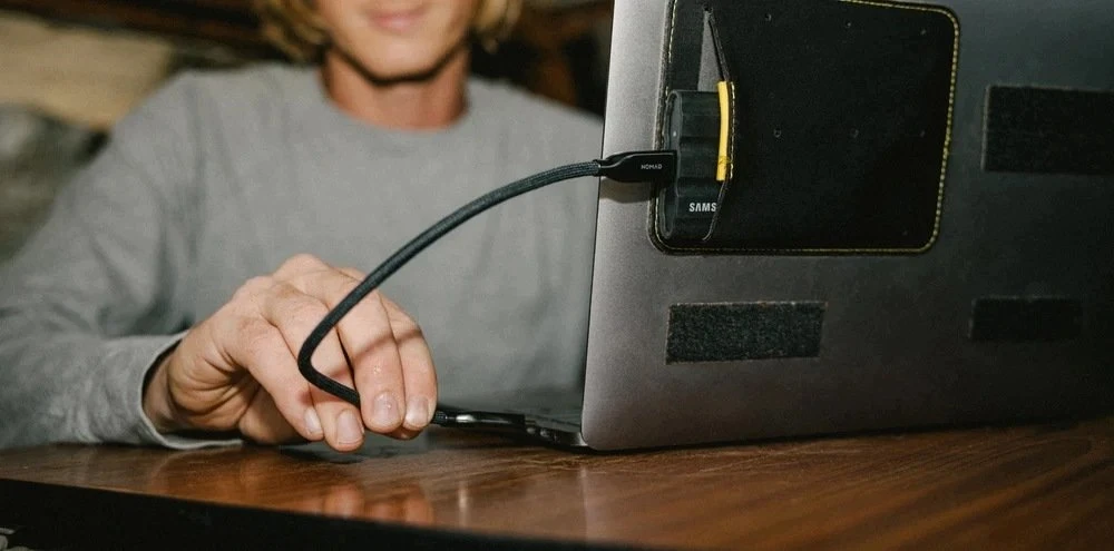 Nomad Kevlar kabelis USB4, USB-C į USB-C, 0.3m, carbide V3