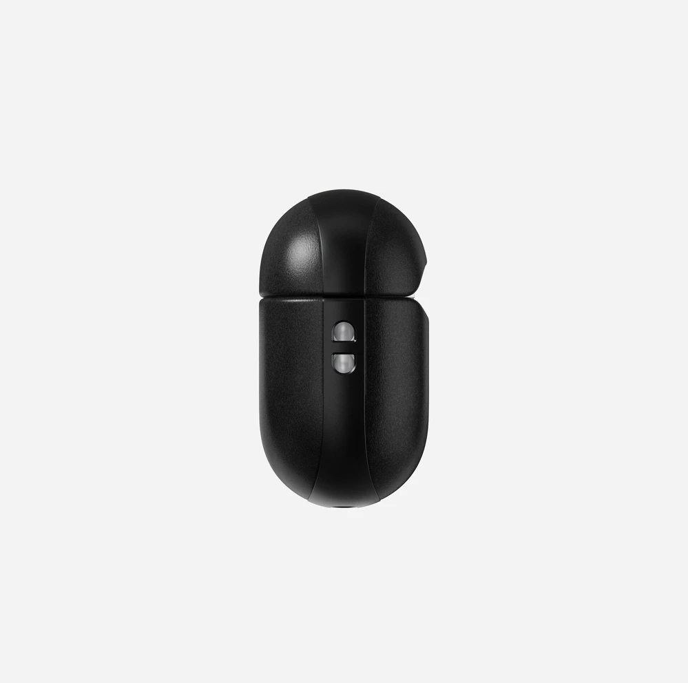 Nomad modernus odinis dėklas „Airpods Pro 2“ ausinėms, juodas