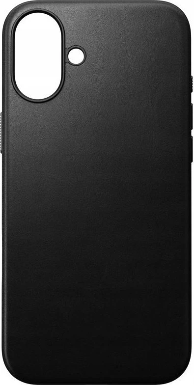 Dėklas Nomad Modern Leather case, juodas - iPhone 16 Plus