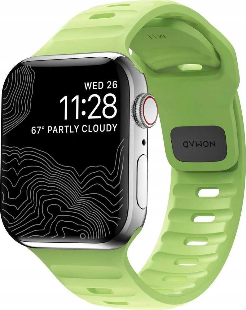 „Nomad Sport“ dirželis, „Glow 2.0“ – „Apple Watch“ 42 mm / 41 mm / 40 mm / 38 mm