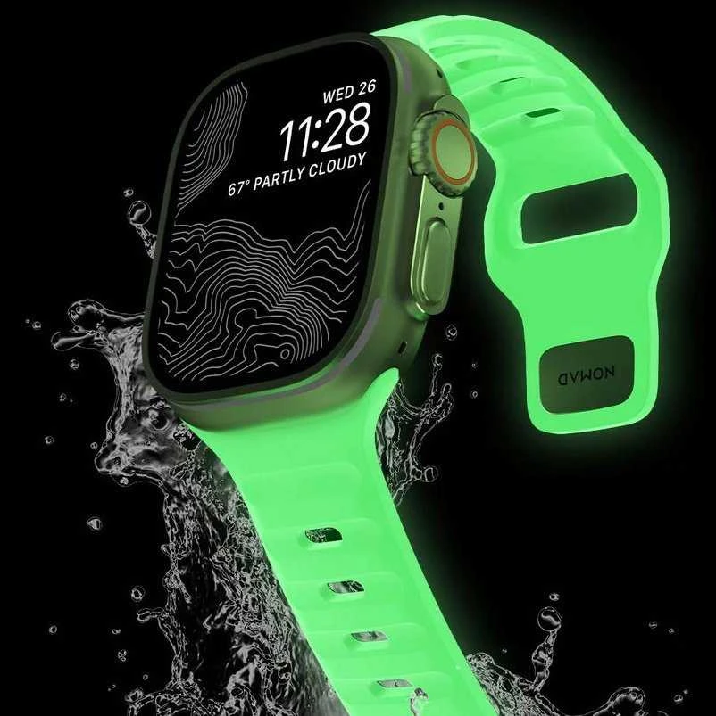 „Nomad Sport“ dirželis, „Glow 2.0“ – „Apple Watch“ 42 mm / 41 mm / 40 mm / 38 mm