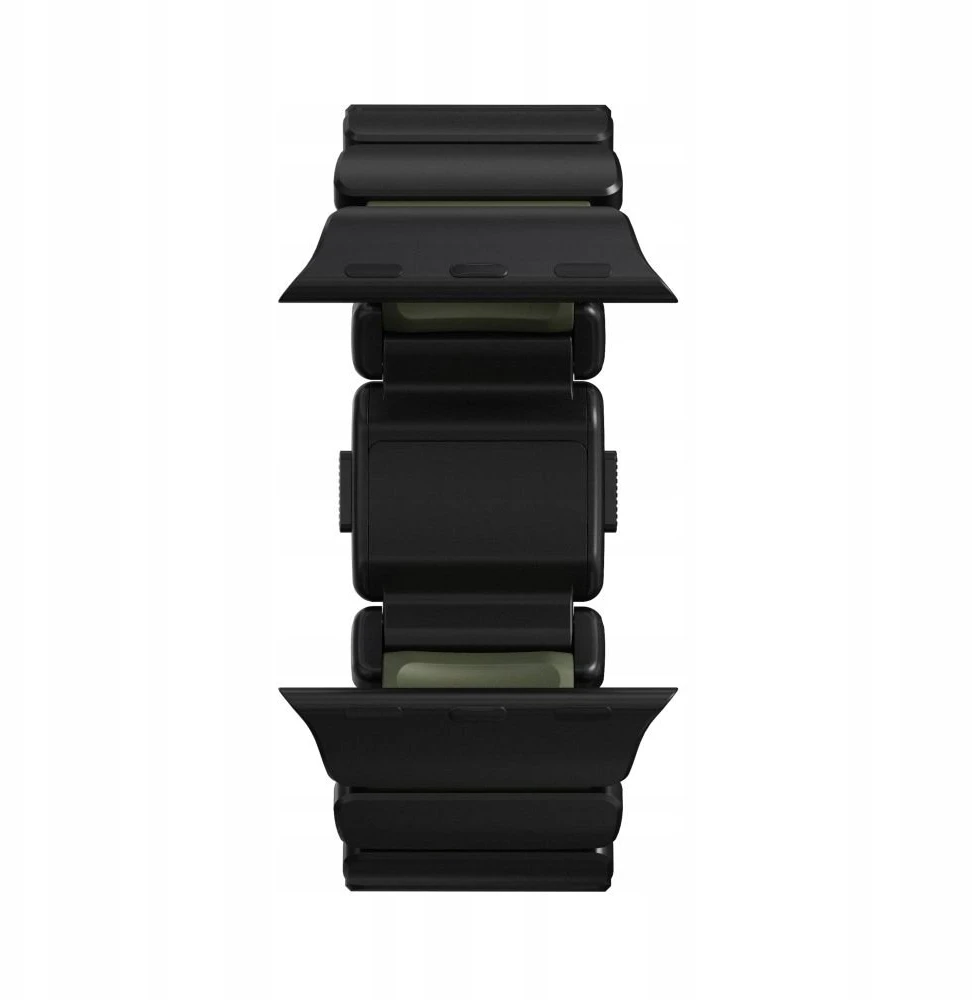 Nomad Stratos Band Juodas Titanium Forest Žalias FKM AW 45/46/49mm
