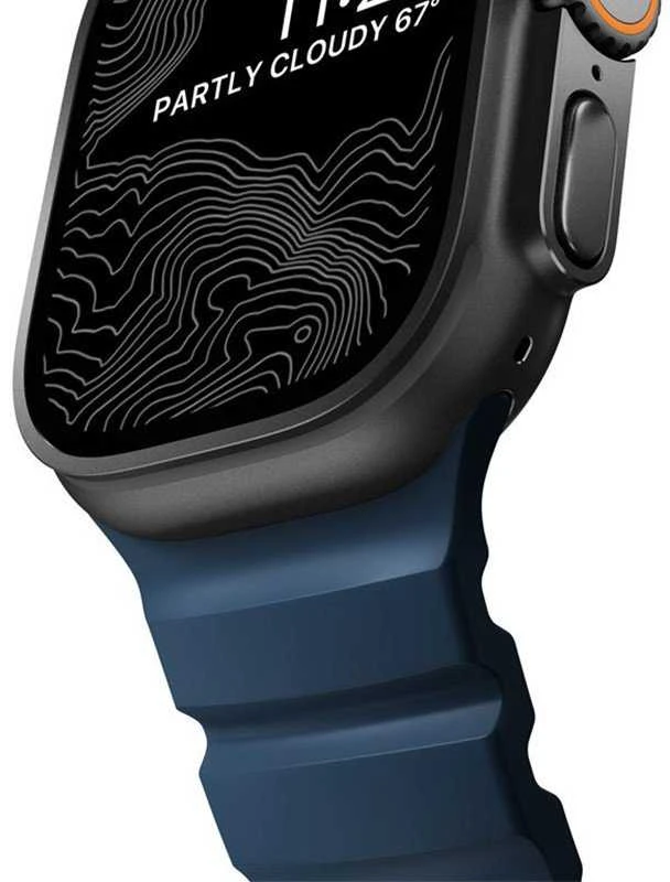 Nomad Rocky Point Band, juodas/atlantinis - AW 49/45/44/42mm