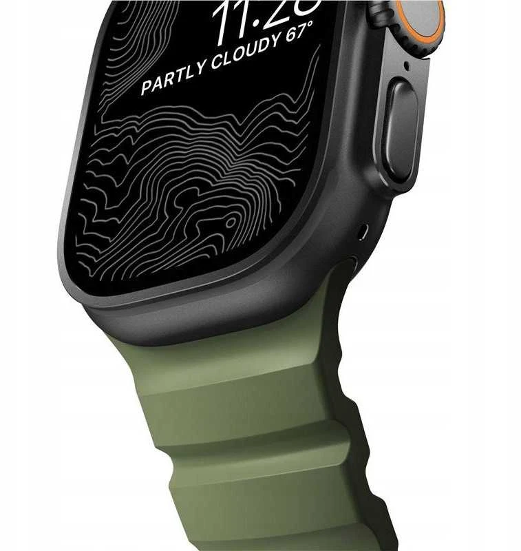 Nomad Rocky Point Band, juodas/miško stiliaus - AW 49/45/44/42mm