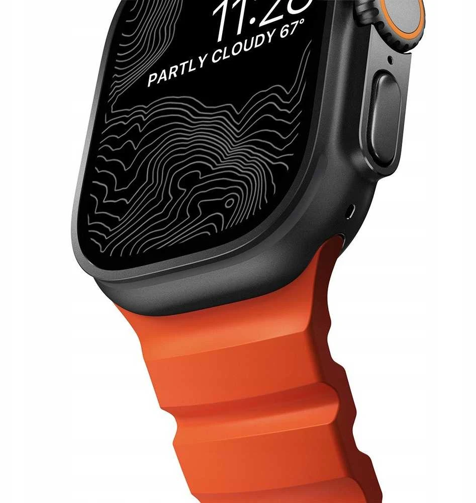 Nomad Rocky Point Band, juodas/magma - AW 49/45/44/42mm