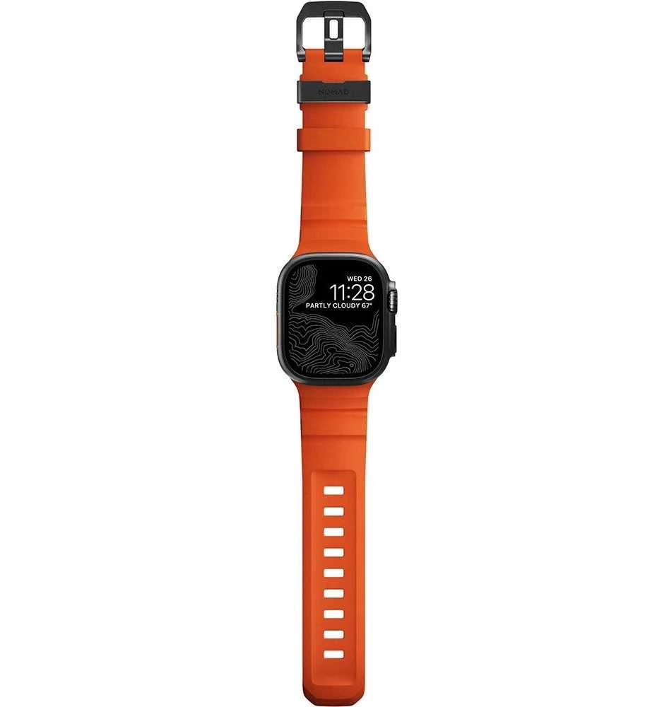 Nomad Rocky Point Band, juodas/magma - AW 49/45/44/42mm