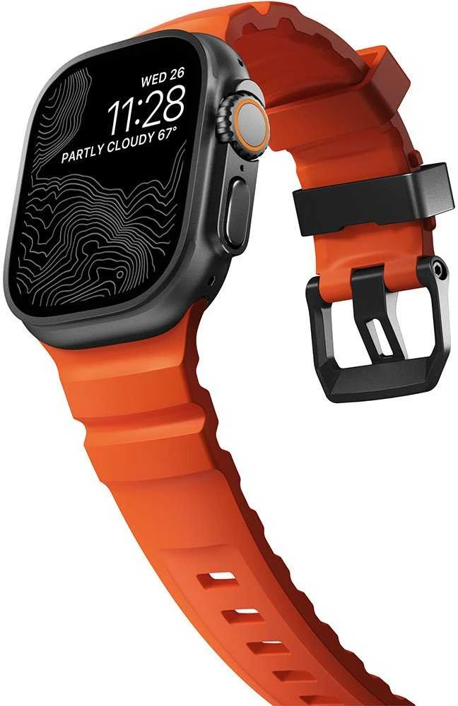 Nomad Rocky Point Band, juodas/magma - AW 49/45/44/42mm