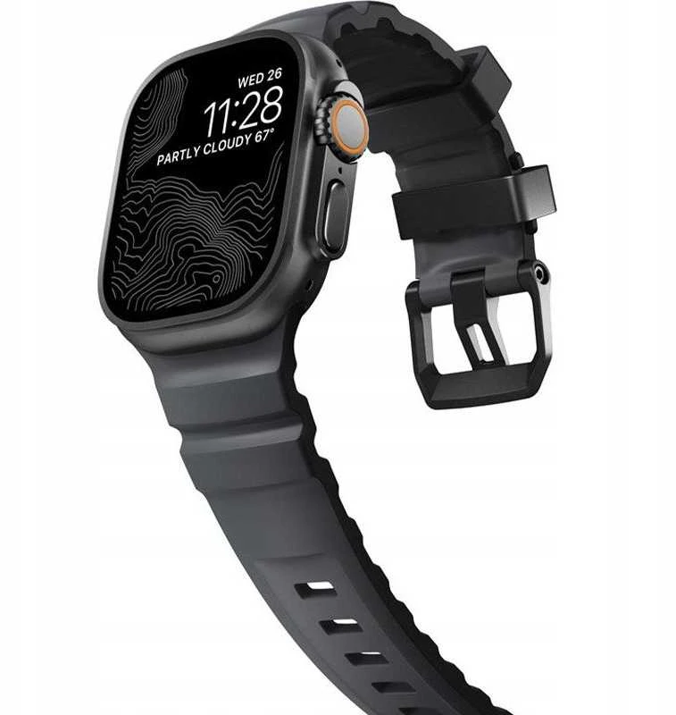 Nomad Rocky Point Band, juodas/storm - AW 49/45/44/42mm