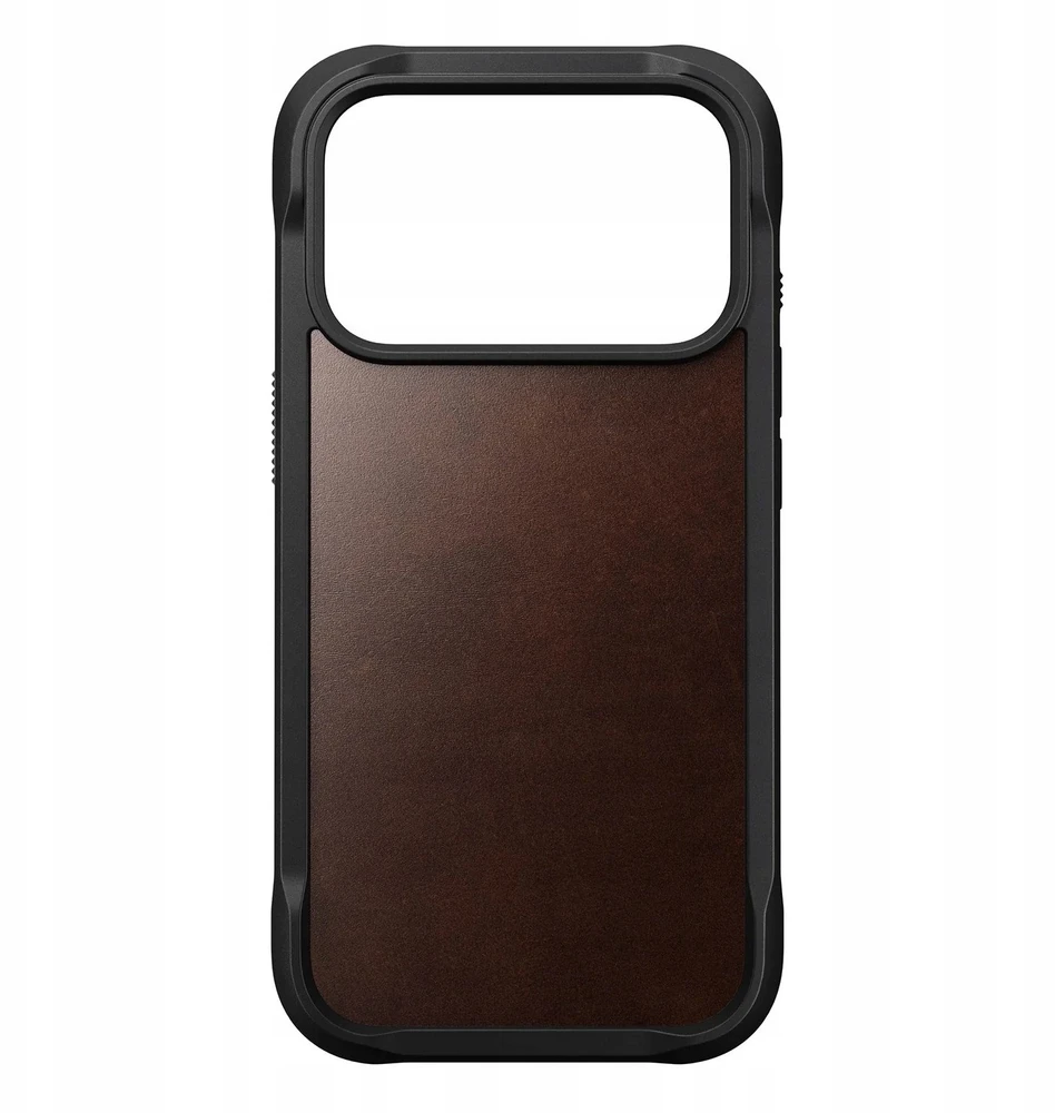 Dėklas Nomad Rugged Odinis dėklas, rustic ruda (Horween) - iPhone 17 Pro