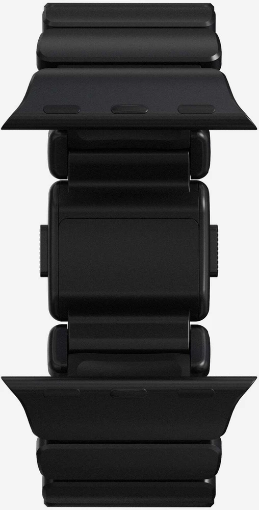 Apyrankė Nomad Stratos Band, juodas titanium, juodas FKM - AW 45/46/49mm