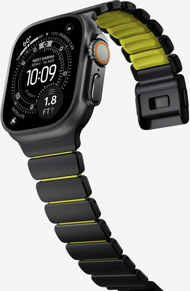 Apyrankė Nomad Stratos Band, juodas titanium, volt FKM - AW 45/46/49mm
