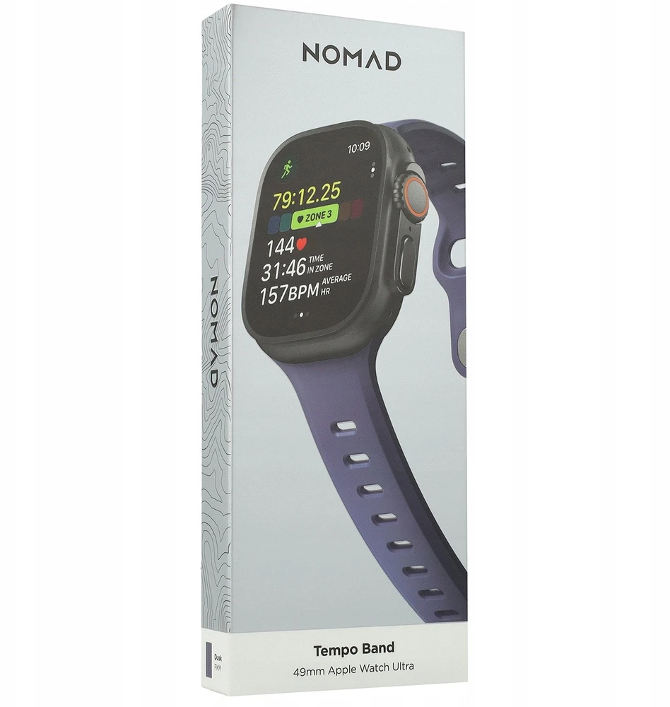 Nomad Tempo dirželis, violetinis - AW 49 mm / Ultra