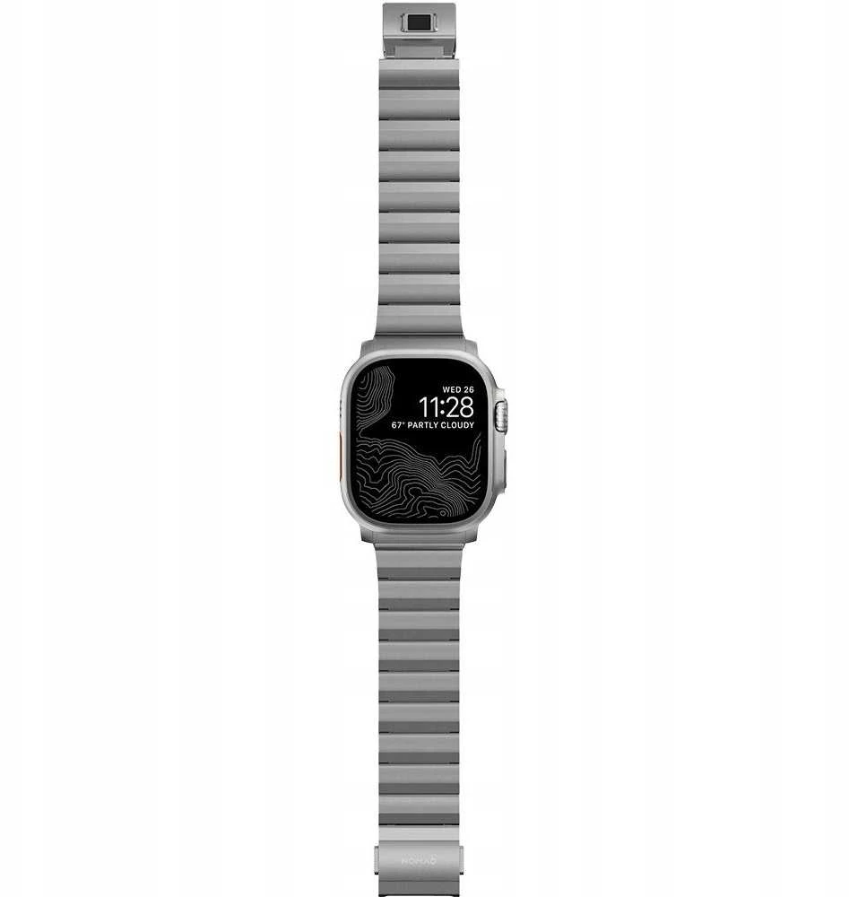 Nomad Titano apyrankė, natūrali - Apple Watch 49mm/46mm/45mm/44mm/42mm