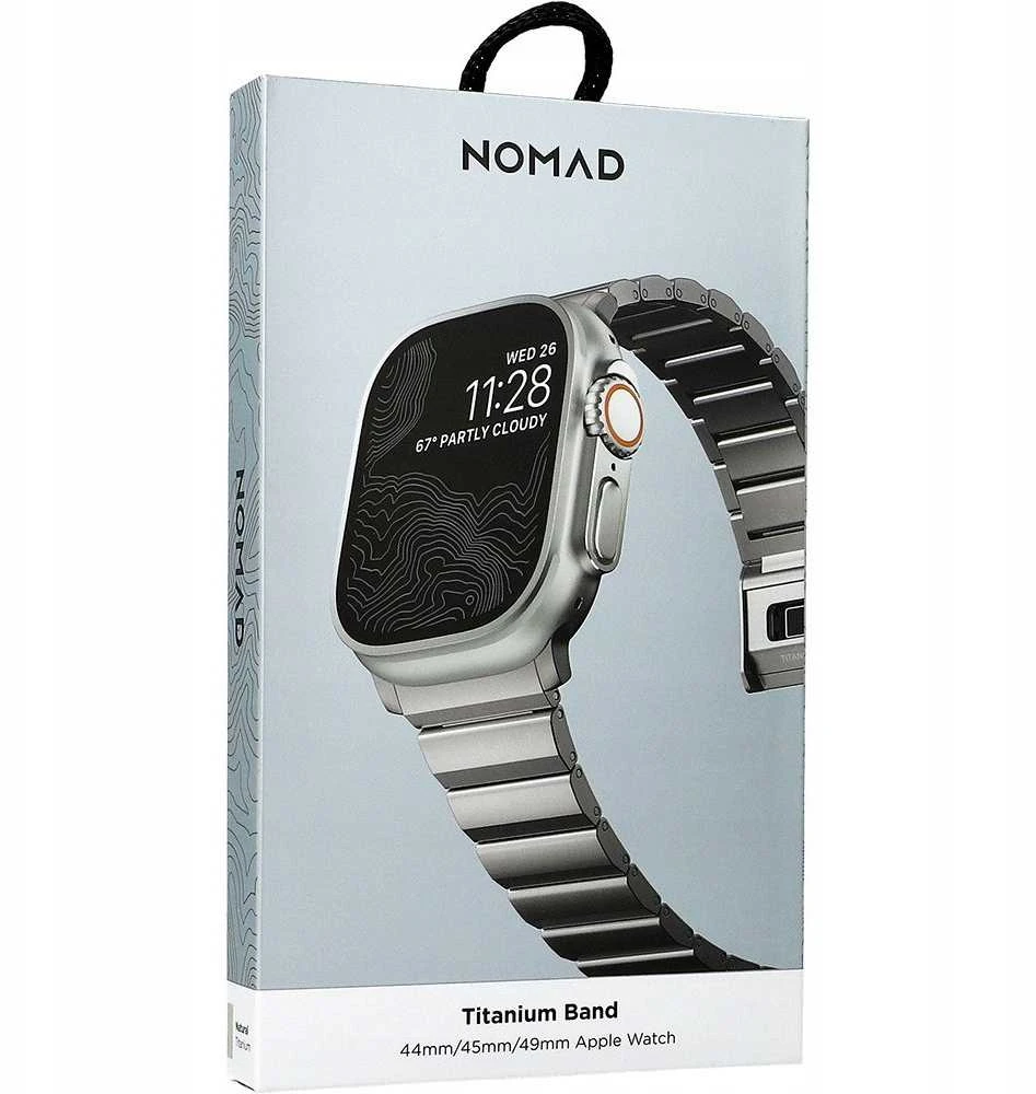 Nomad Titano apyrankė, natūrali - Apple Watch 49mm/46mm/45mm/44mm/42mm