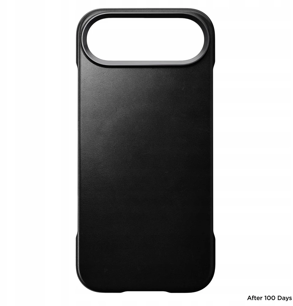 Nomad Tradicinis odinis dėklas, juodas („Horween“) – „iPhone Air“