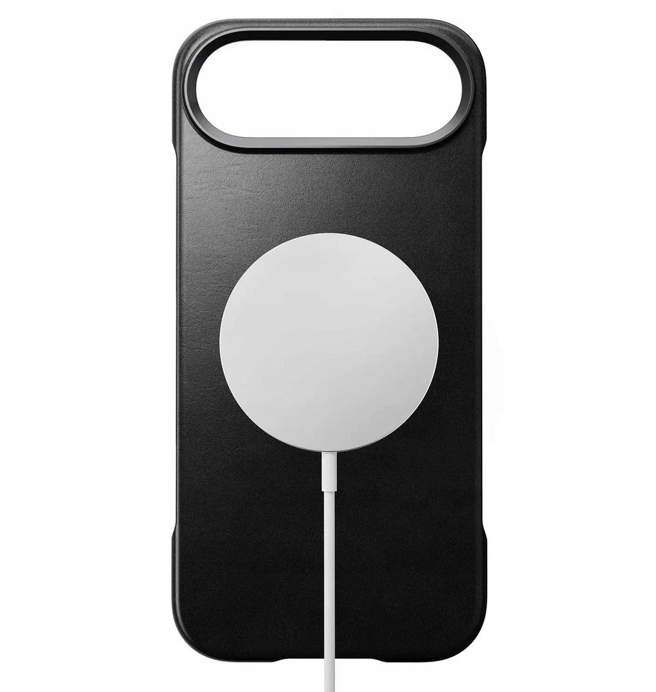 Nomad Tradicinis odinis dėklas, juodas („Horween“) – „iPhone Air“