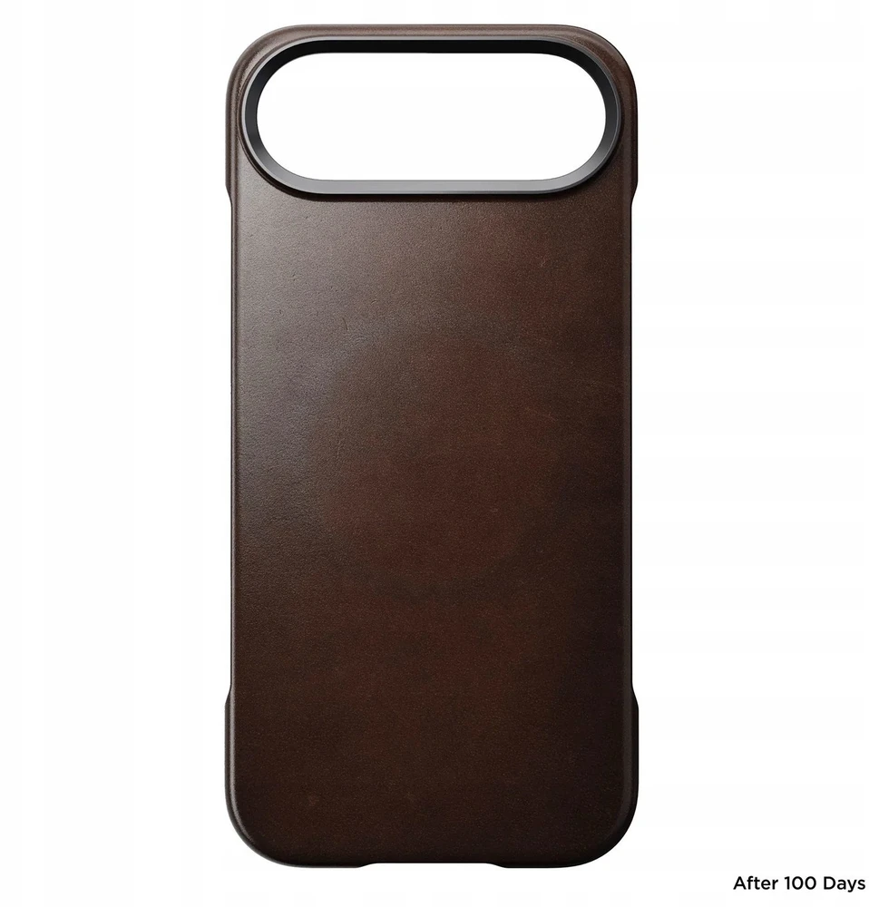 Nomad Tradicinis odinis dėklas, kaimiškos rudos spalvos („Horween“) – „iPhone Air“