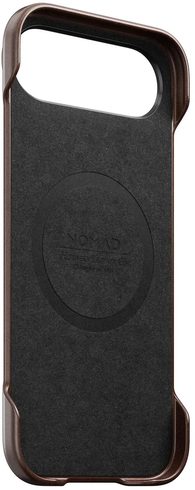 Nomad Tradicinis odinis dėklas, kaimiškos rudos spalvos („Horween“) – „iPhone Air“
