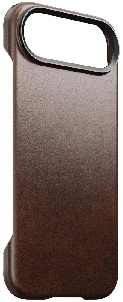 Nomad Tradicinis odinis dėklas, kaimiškos rudos spalvos („Horween“) – „iPhone Air“