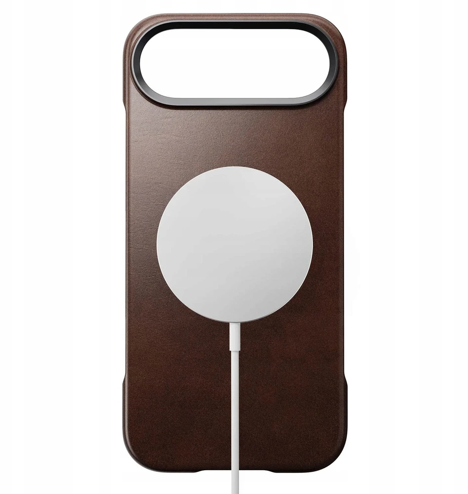 Nomad Tradicinis odinis dėklas, kaimiškos rudos spalvos („Horween“) – „iPhone Air“