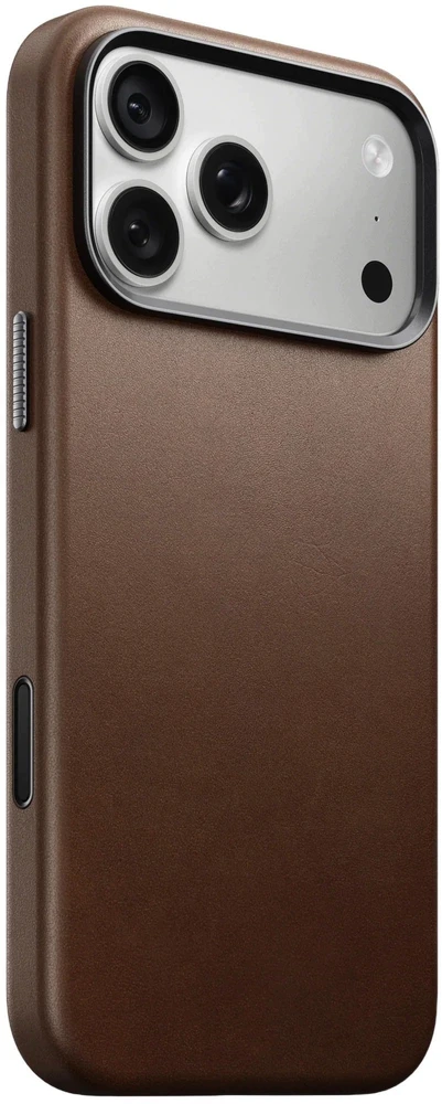 Burga Nomad Traditional odinis dėklas, rudas – iPhone 18 Pro/17 Pro