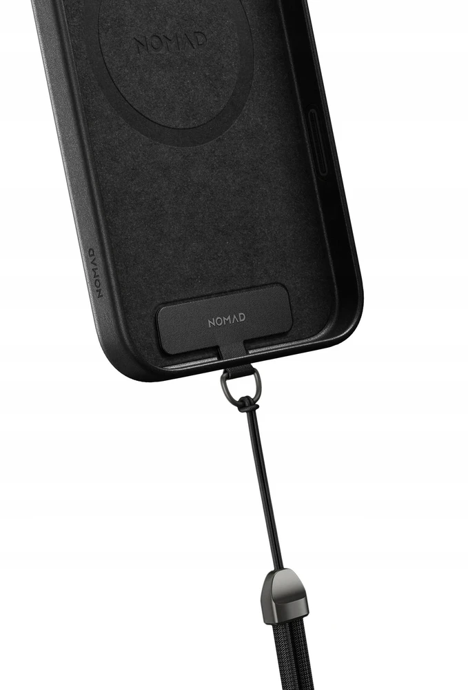 Nomad Traditional Odinis telefono dėklas, skirtas iPhone 17 Pro Max, juodas