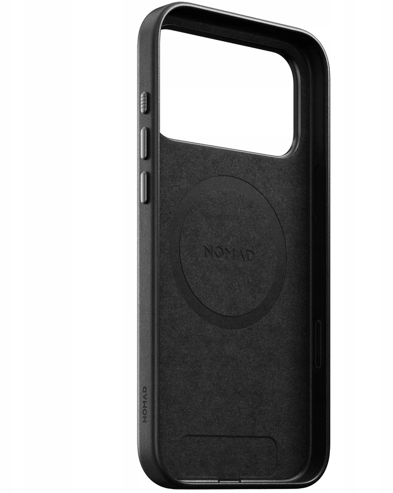 Nomad Traditional Odinis telefono dėklas, skirtas iPhone 17 Pro Max, juodas