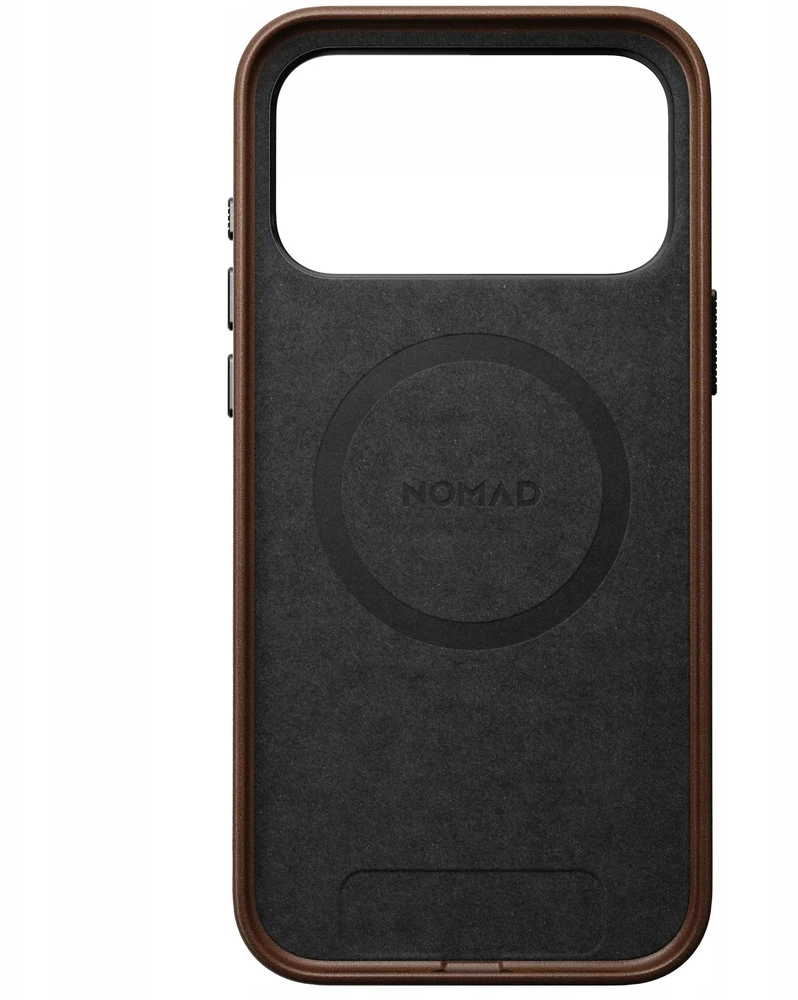 Dėklas Nomad Traditional Odinis dėklas, ruda - iPhone 17 Pro