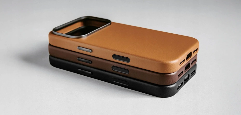 Nomad Traditional Odinis telefono dėklas, skirtas iPhone 17 Pro Max, juodas