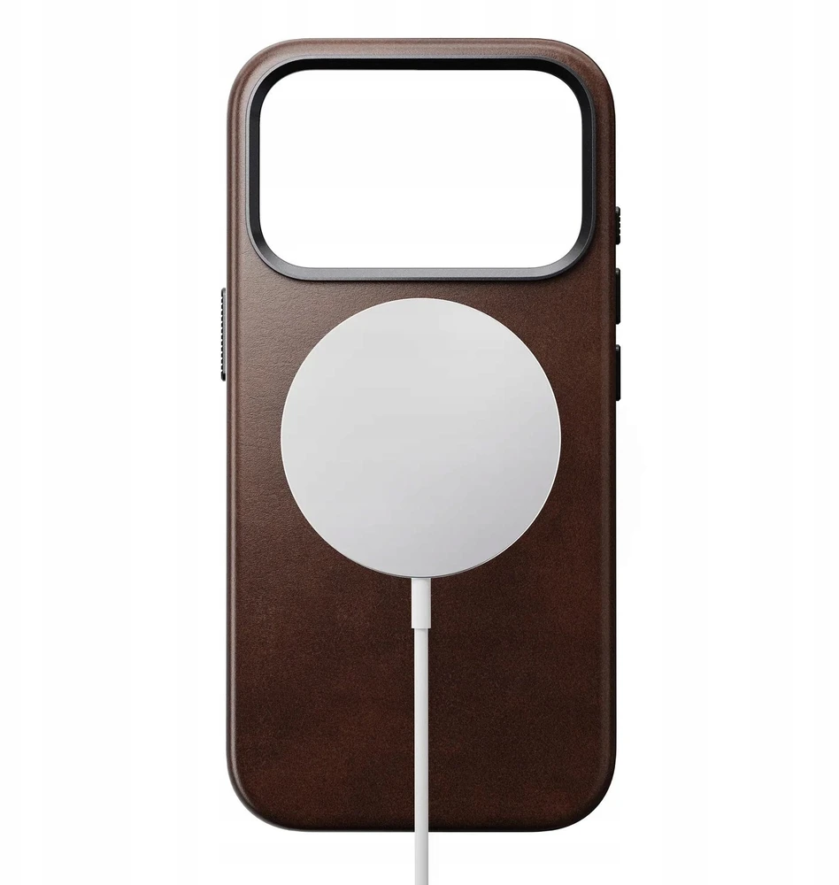 Dėklas Nomad Traditional Odinis dėklas, rustic ruda (Horween) - iPhone 17 Pro