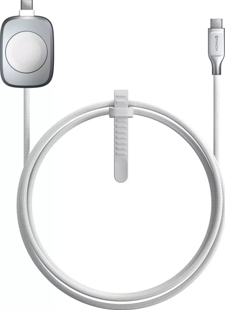 Kabelis įkroviklis Nomad Universal Cable for Apple Watch, 1,5m, baltas