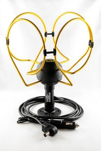 Inne Visakryptė TV antena KORONA Mobil 12V Wiedykka