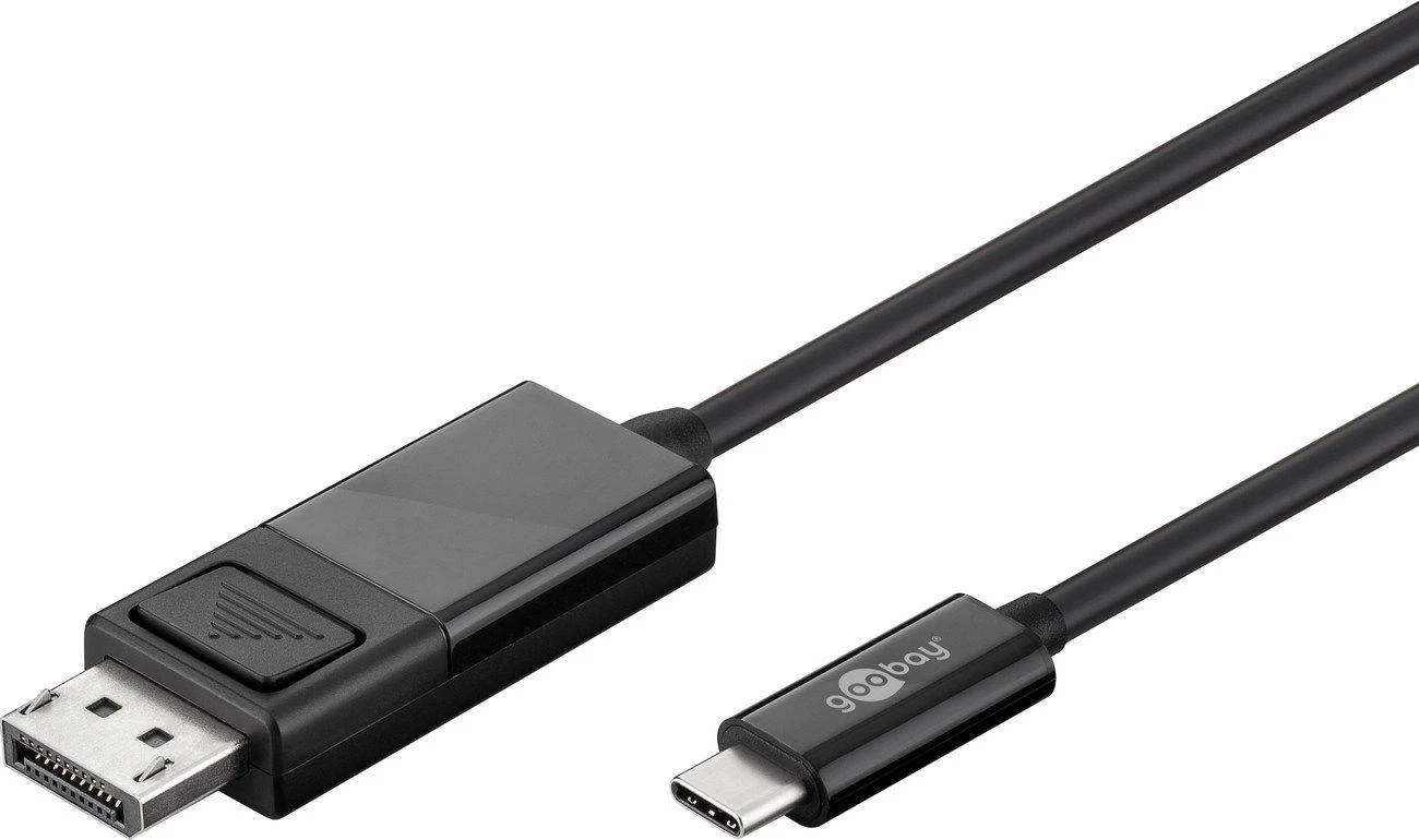 „Goobay“ | USB-C – „DisplayPort“ adapterio laidas (4k 60 Hz) | 79295 | USB-C kištukas | „DisplayPort“ kištukas | USB-C–DP | 1,2 m