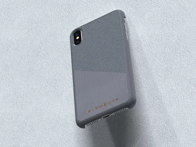 Nordic Elements Original Hel - dėklas skirtas Apple iPhone Xs Max with real maple wood Mid Pilkas