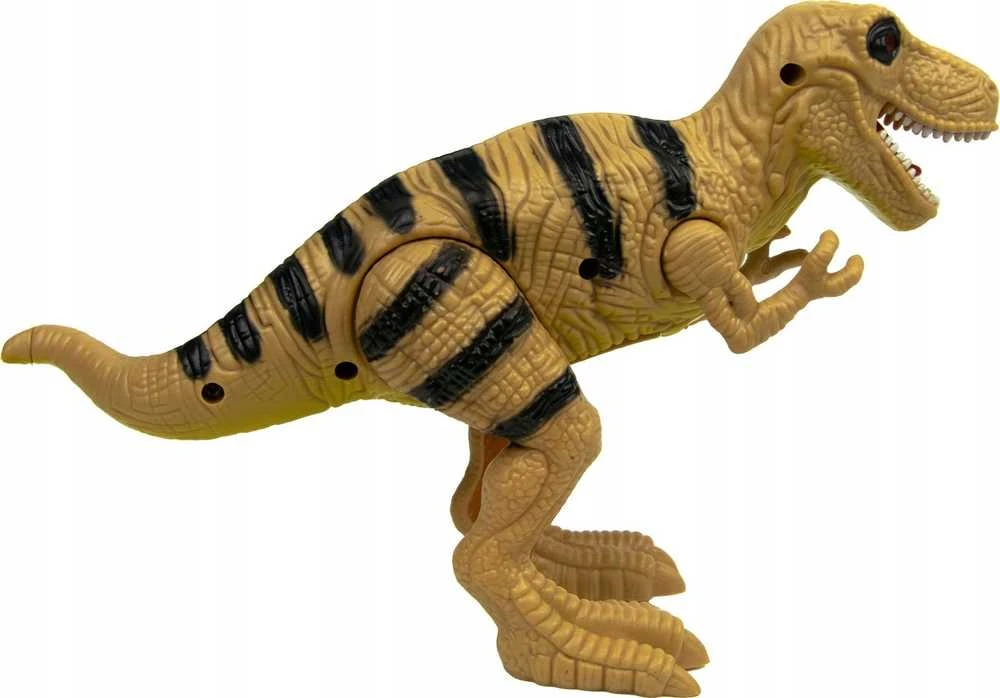 Norimpex Dinozaurų interaktyvios figūrėlės Rinkinys Judantis garsas Šviesa Riaumojimas 22 cm Spinosaurus Tyrannosaurus Velociraptor 3 vnt.