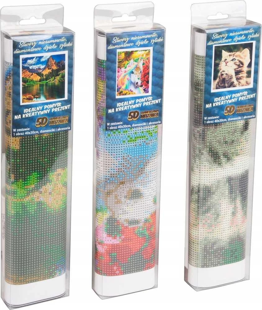 Norimpex *MOSAIC d DIAMOND 5D 40x30 cm katės krepšelyje