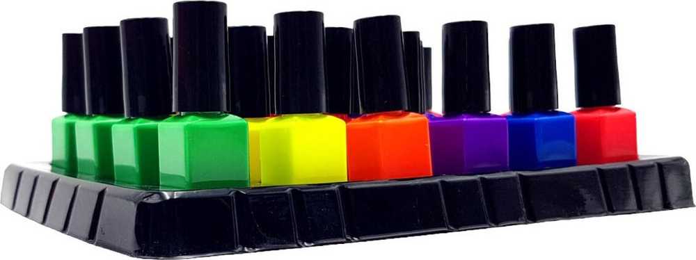 Norimpex Vandens nagų lakas Neon Glow In UV Lengvai nuimamas Nulupamas