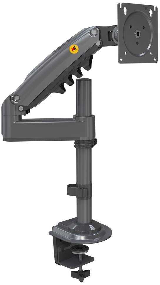Ergosolid monitoriaus laikiklis su dujine spyruokle 17–30 col., VESA 75 × 75/100 × 100 mm, H100G