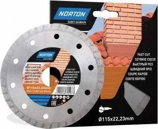 Norton Clipper DIAMOND DISC 180x25.4mm NEpertraukiama TURBO PLYTŲ PLYTELĖ NORTON - 70184601280