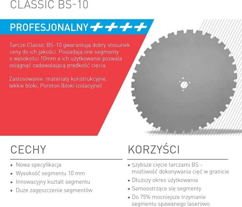NORTON DISC D. UNIVERSALUS 900 mm CLIPPER CLASSIC UNIVERSAL LASER, SKIRTA JUMBO