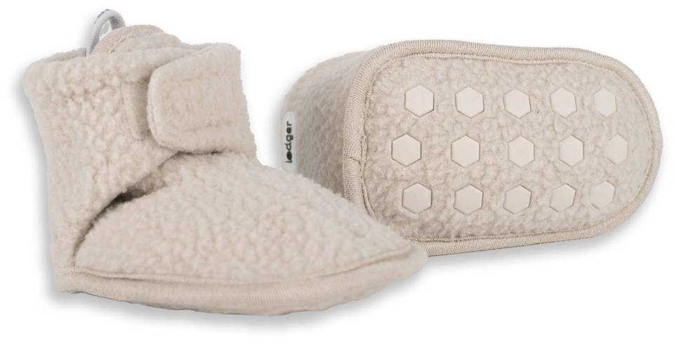 Norton Clipper New! Lodger Slipper Teddy slippers Birch 3-6m SLT 599_3-6