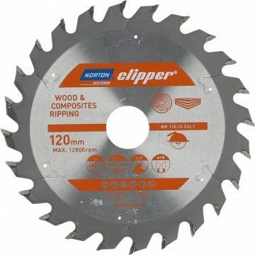 Norton Clipper NORTON diskinis pjūklas 355 mm x 30 mm x 80z MEDIENOS IR ATB KOMPOZITAS (3,2 / 2,4)