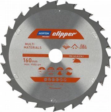 NORTON diskinis pjūklas 230 mm x 30 mm x 24z DAUGIAUSIŲ MEDŽIAGŲ GRINDIMO (3,0 / 2,0)