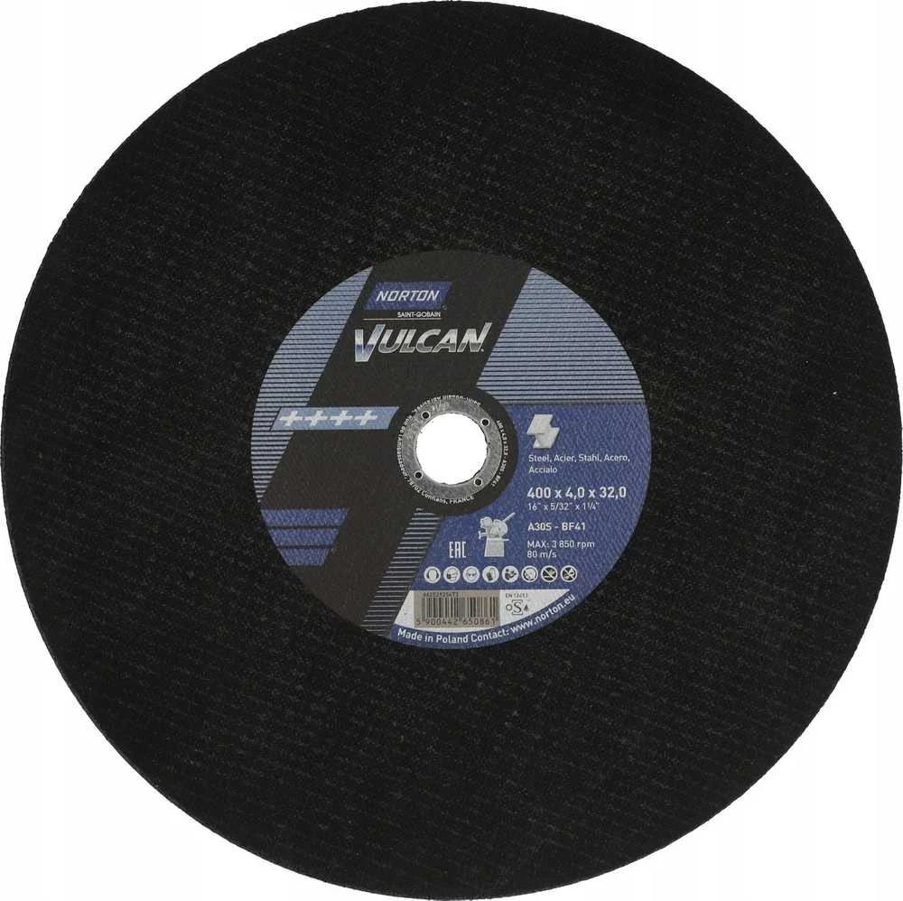 Norton Clipper pjovimo peilis A30S-400X4.0X25.4-T41 NOR-VULCAN FIX80