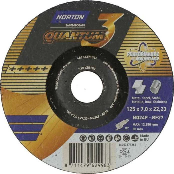 Grąžtas Norton Šlifavimo diskas SAINT-GOBAIN Nor-Quantum3 NQ24P-BF27